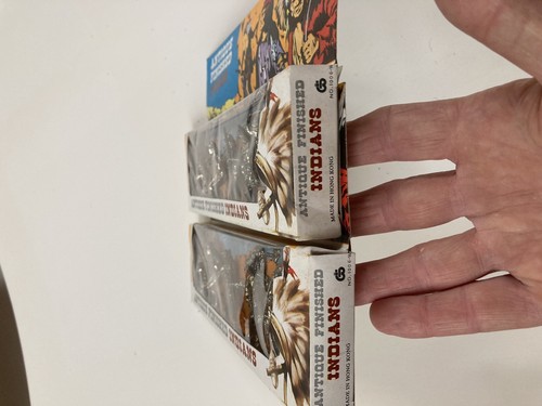 Vintage Antique  Indians PVC Figure from Frontier Town Hong Kong 70's