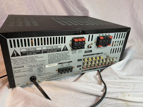 Vintage Aiwa AV-X100 Digital Audio System Video Surround Sound Receiver Tested