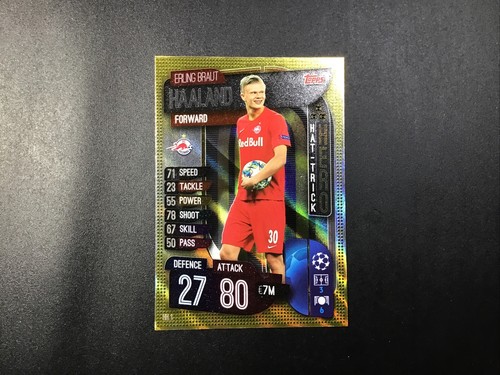 ハーランド サインカード haaland サッカー メッシ topps 2022-23 Erling Haaland Signed Topps Match Attax #27 Beckett