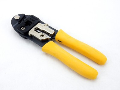 Pro Com Telephone Crimp/Cut/Strip Tool, RJ-45/8P8C, Precision Jaw, Morris #54464
