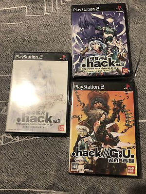 Lot 7 Dot hack .hack 1 2 3 4 & G.U. 1 2 3 set PS2 Lot 7 Dot hack .hack 1 2 3 4 & G.U. 1 2 3 set PS2