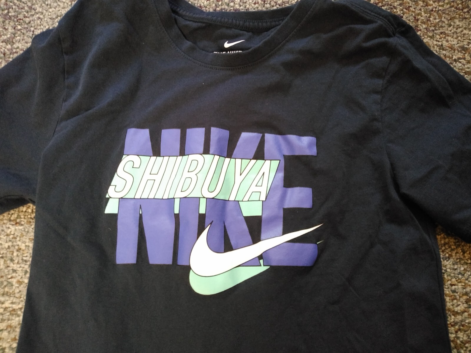 Rare Nike by Shibuya Scramble Store T Shirt Mens SZ XS Tokyo