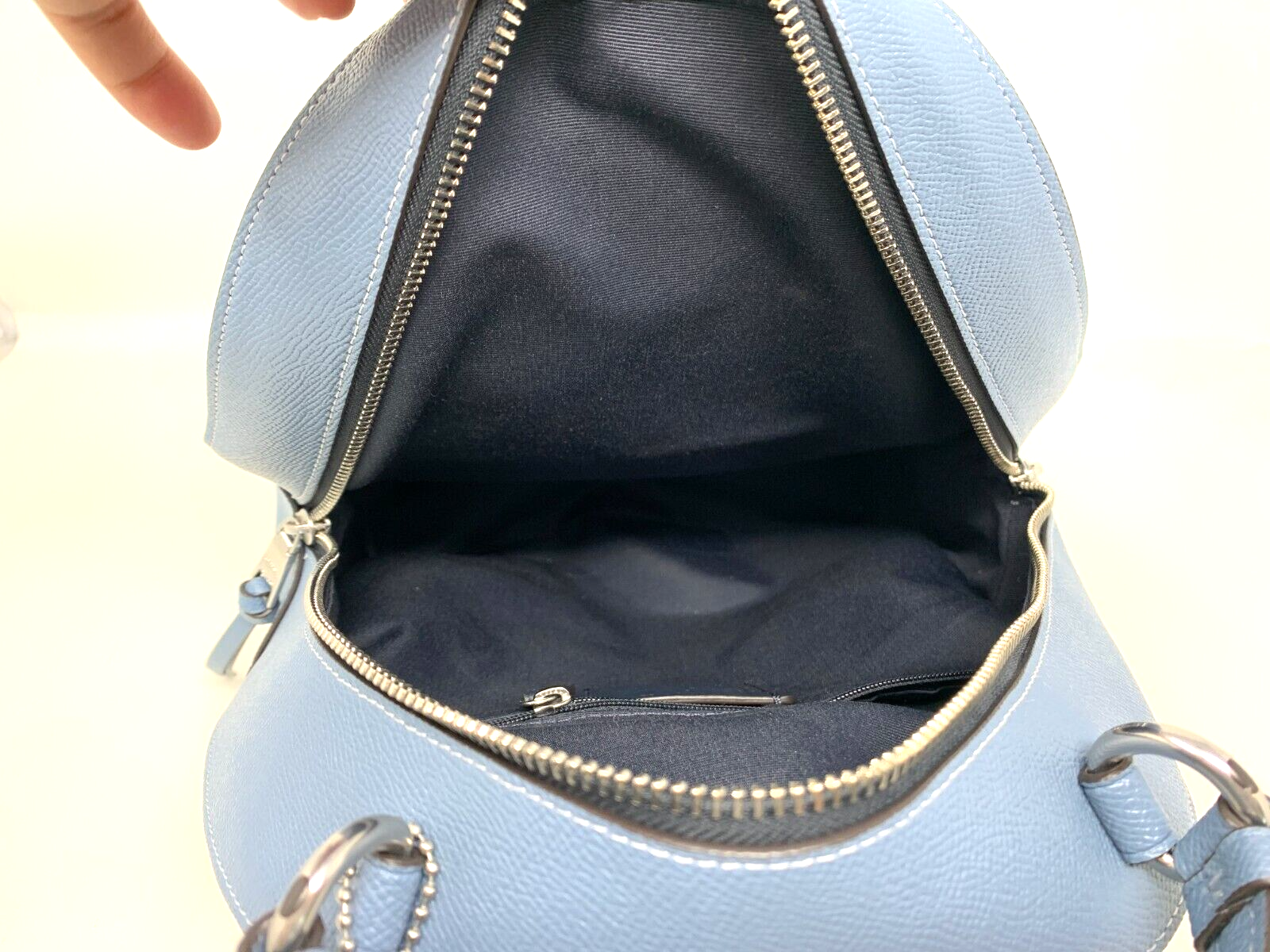 爽やかカラー】COACH コーチ バックパック インディゴマルチ CB872