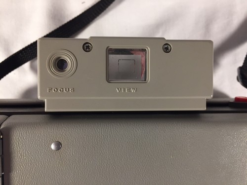 Vintage Polaroid 220 Film Camera + Polaroid Flash Model 268 + Manual