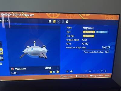 Shiny Magnezone Pokémon Scarlet And Violet Perfect IV