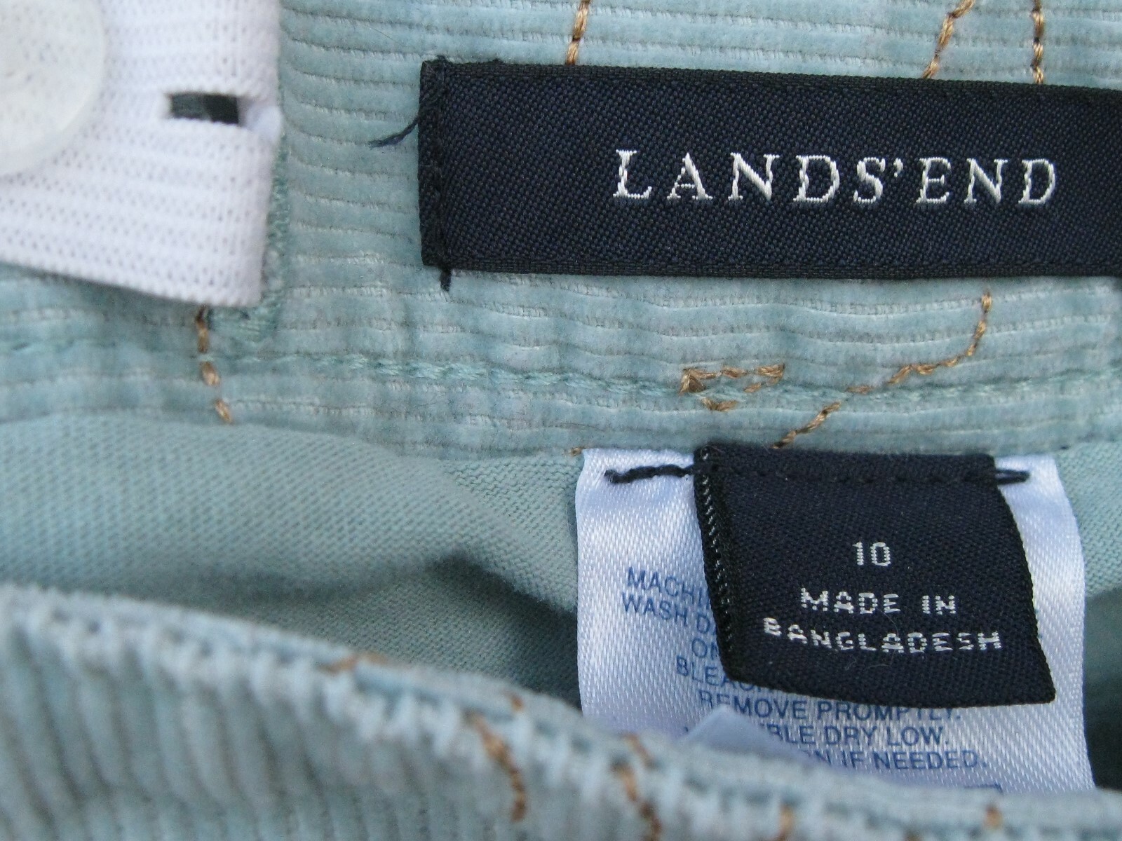 Land's End Girls SKORT Size 10, Western HORSES Aqua Blue Black Brown Girls Skirt