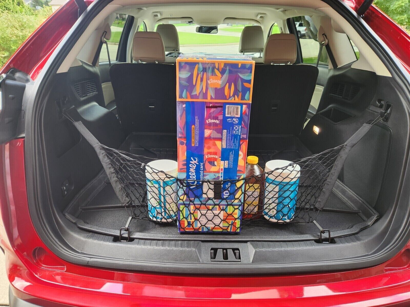 Trunk Envelope Style Cargo Net for FORD EDGE 2007-2024 Trunk Envelope Style Cargo Net for FORD EDGE 2007-2024