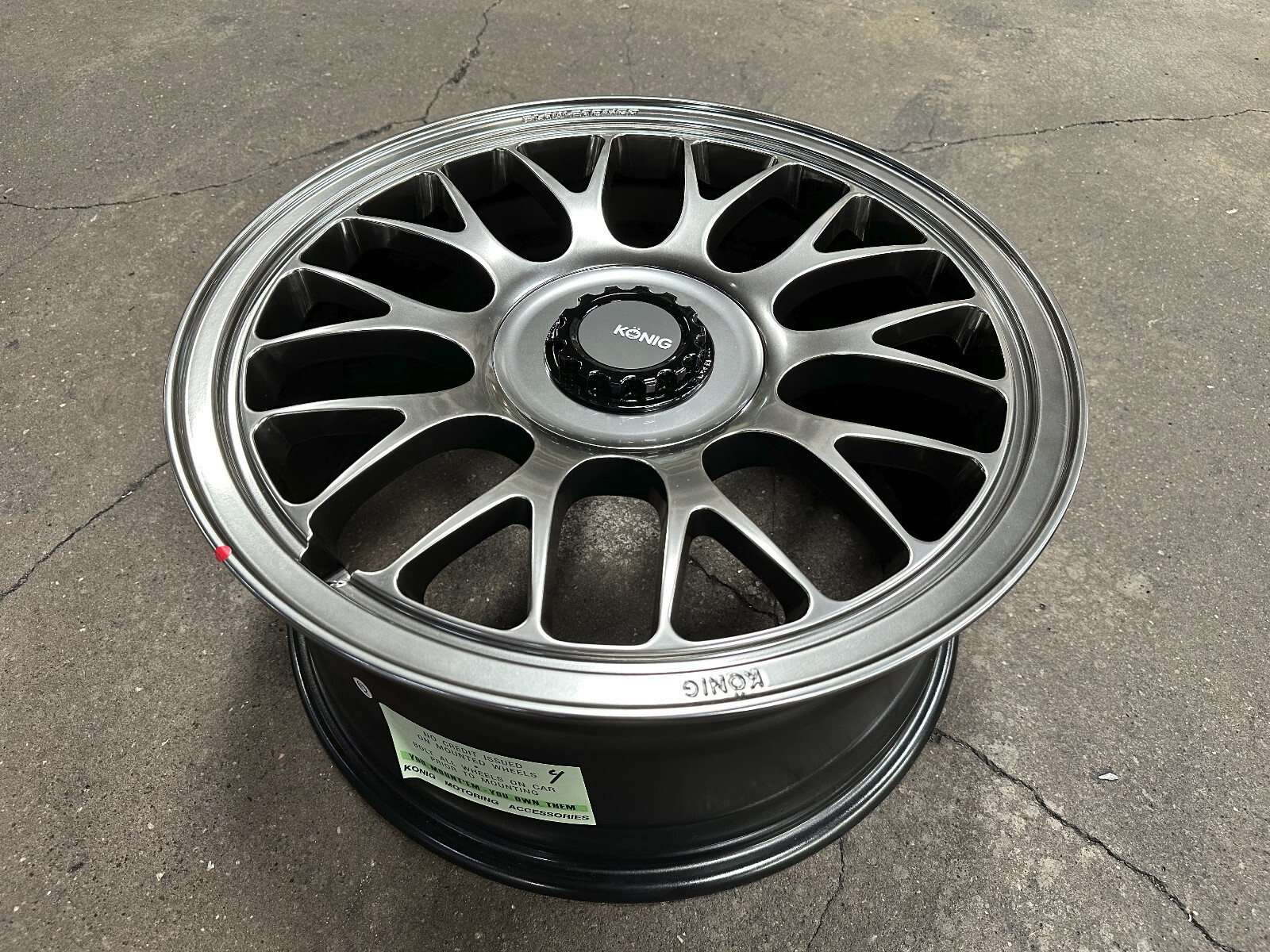 New 18x8.5J KONIG MRK1 ET43 (4 Wheel) GREY 5x114.3 fit HONDA