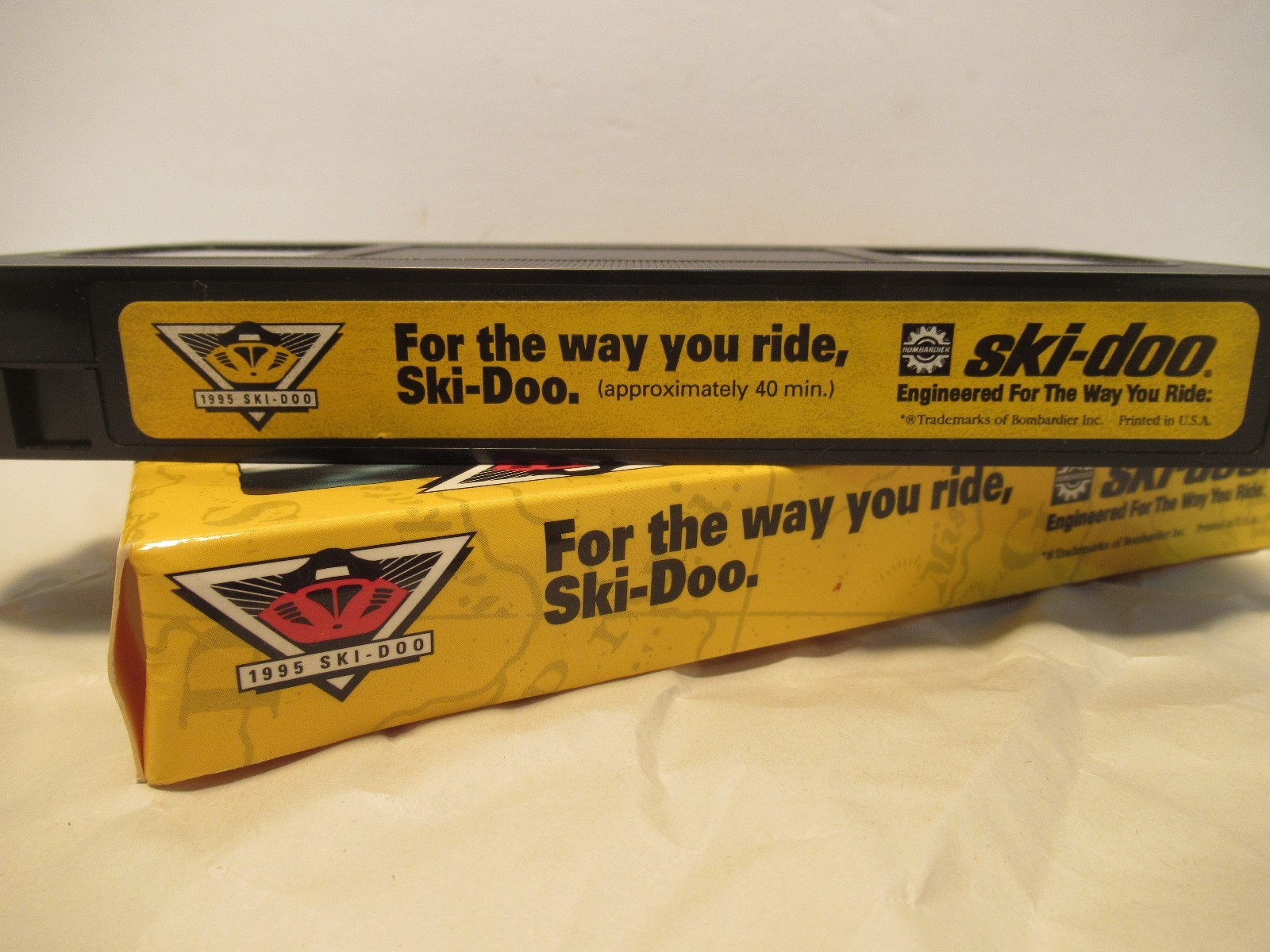 Ski Doo VHS Tape 1995 Dealer Promotional Advertising Bombardier Free USA Shippin