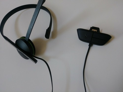 Official Microsoft Xbox One Chat Headset with Mic and Built in Adapter