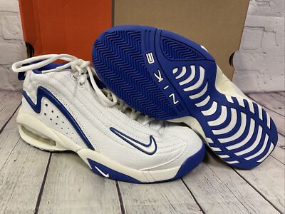 Nike 304087 104 Air Team Ultimate Women's Athletic Shoes White Blue US 10.5
