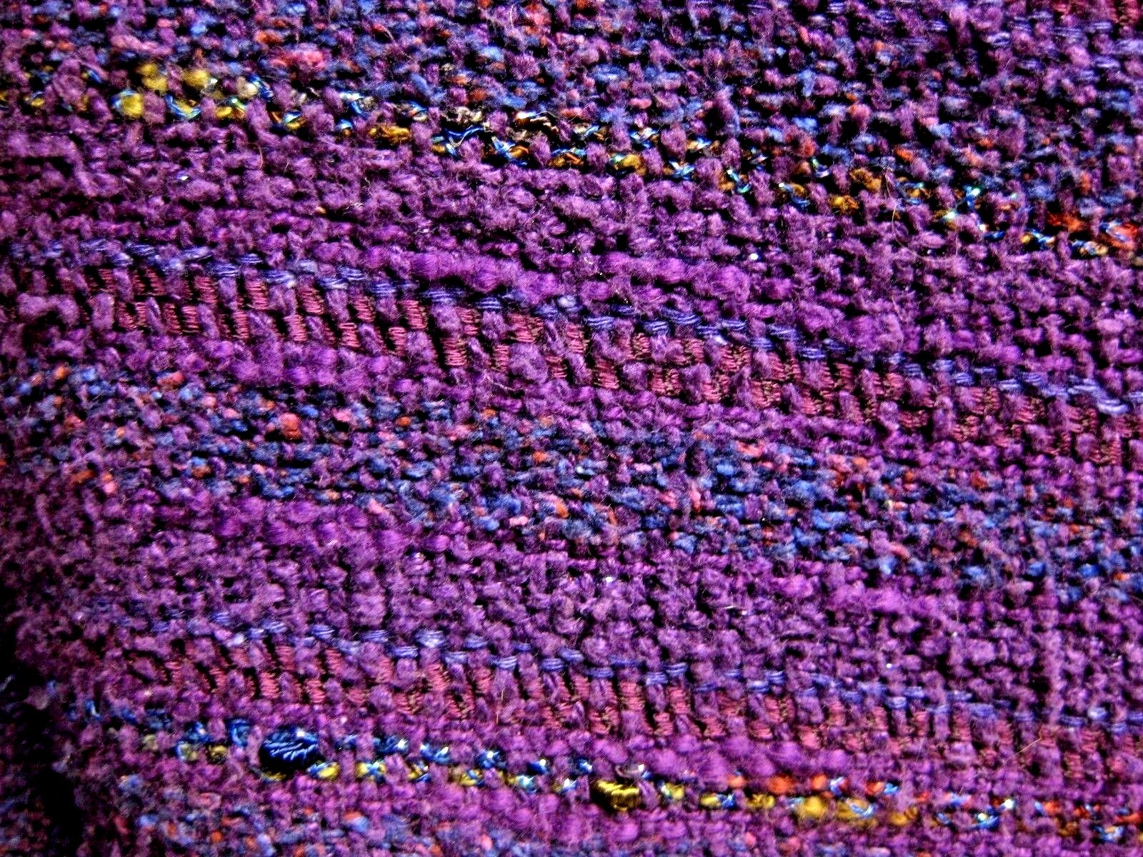 HAND WOVEN RAW SILK LUREX SHAWL WRAP SHRUG THROW EXQUISITE MIXED MATERIALS XL