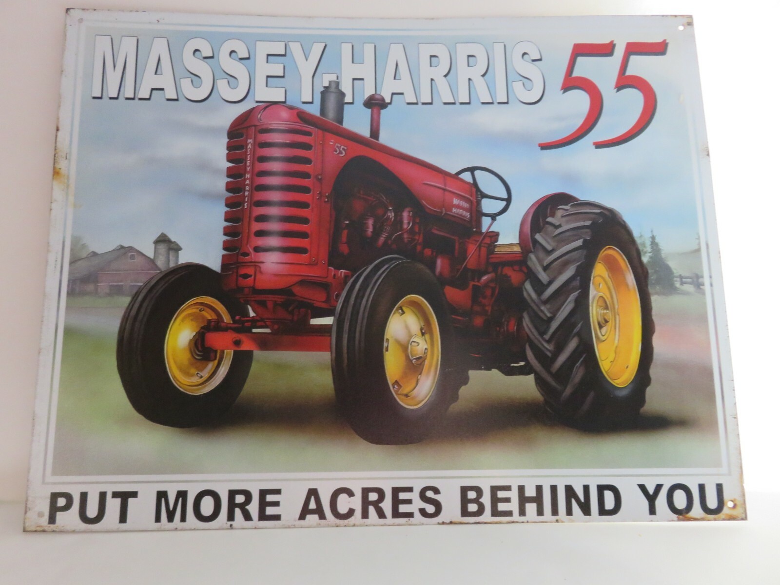 Massey Ferguson Sign Old Tractor Look Man Cave Farmer Metal Wall Sign SeePhotos