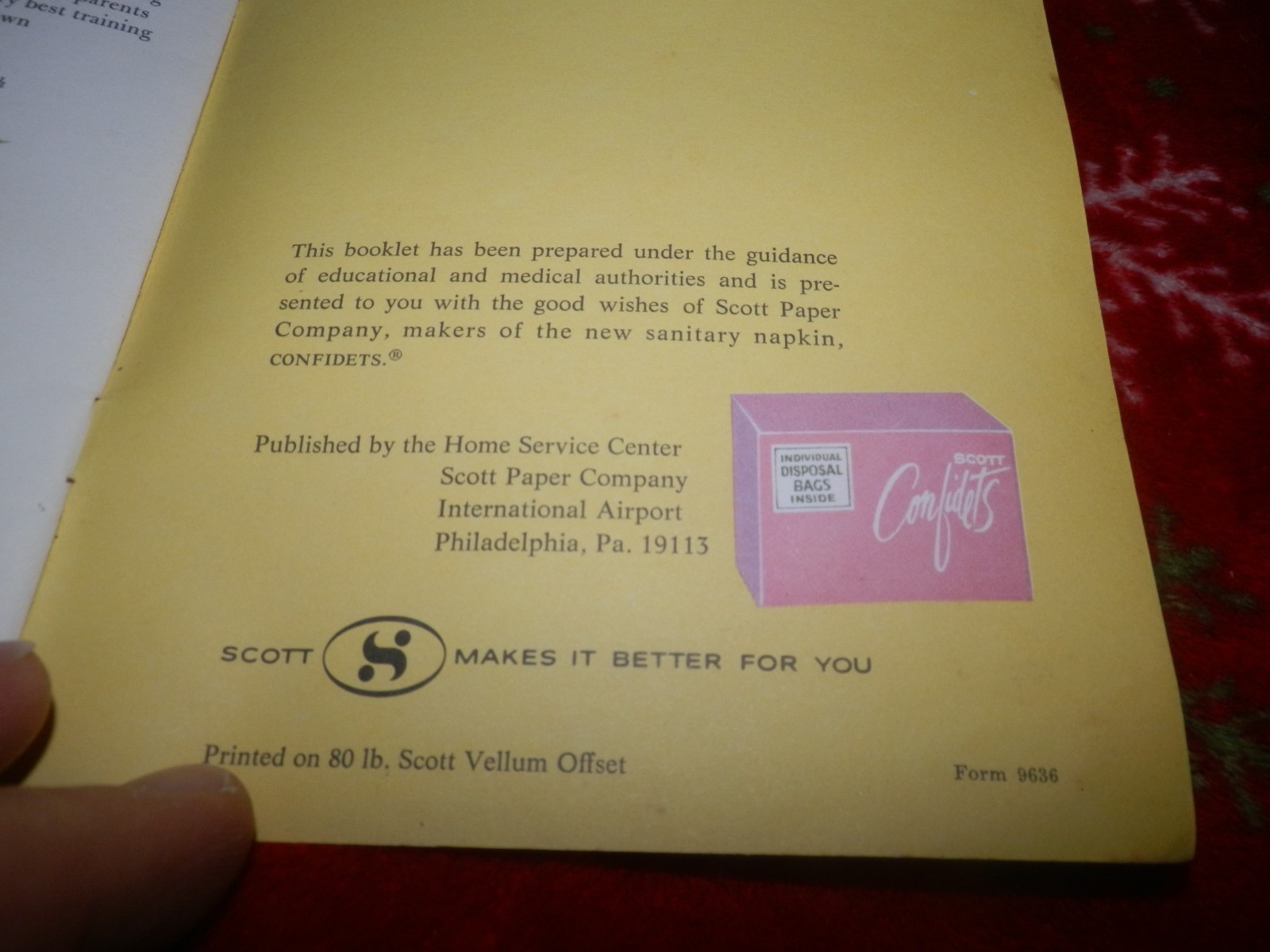 Rare 1967 Scott Confidents 