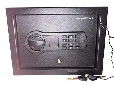 Amazon Basics Steel Home Security Safe Combination Lock 0.5 Cubic Feet