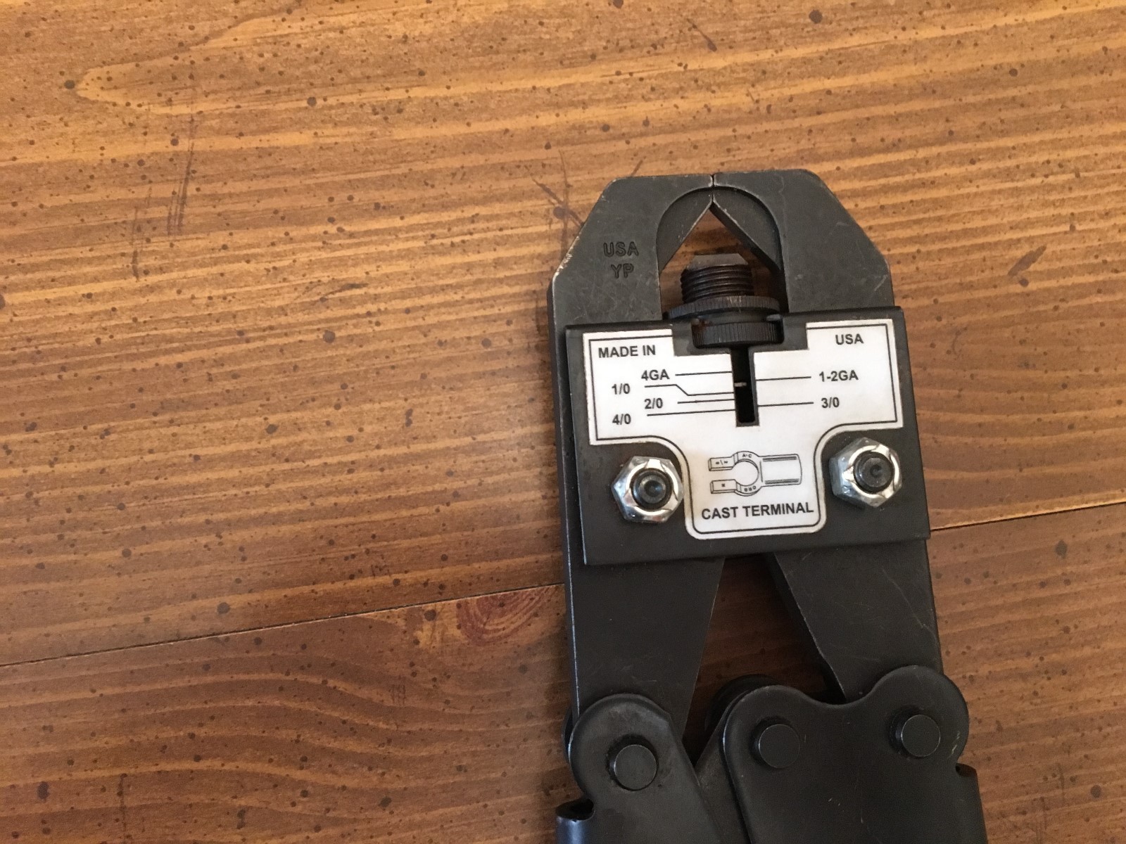 EZ Red Heavy-Duty Crimpers B795 USA 24 inch Copper lugs cast terminals