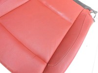 BMW E88 120d LCI 08-11 Cabrio Leder Sitzbezug Sitzpolster für Beifahrersitz Rechts Vorne beheizt Rot BMW E88 120d... Vorschau 2