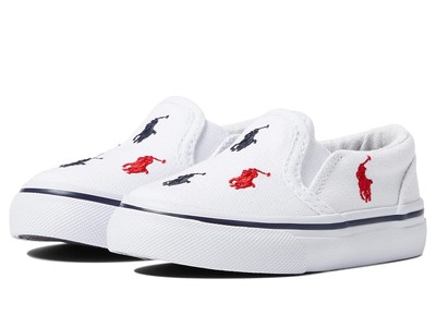 

Обувь для мальчиков Polo Ralph Lauren Kids Keaton Slip-On (Toddler)
