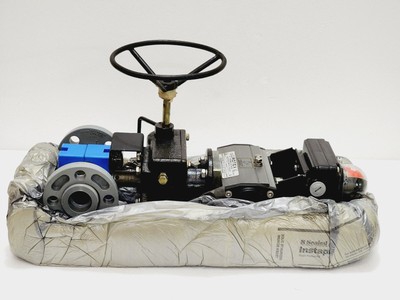 ROTEX CPVC 1'' BALL VALVE ECF50 ACTUATOR W/ LIMIT SWITCH INDICATOR DXLW1A2-4R #5