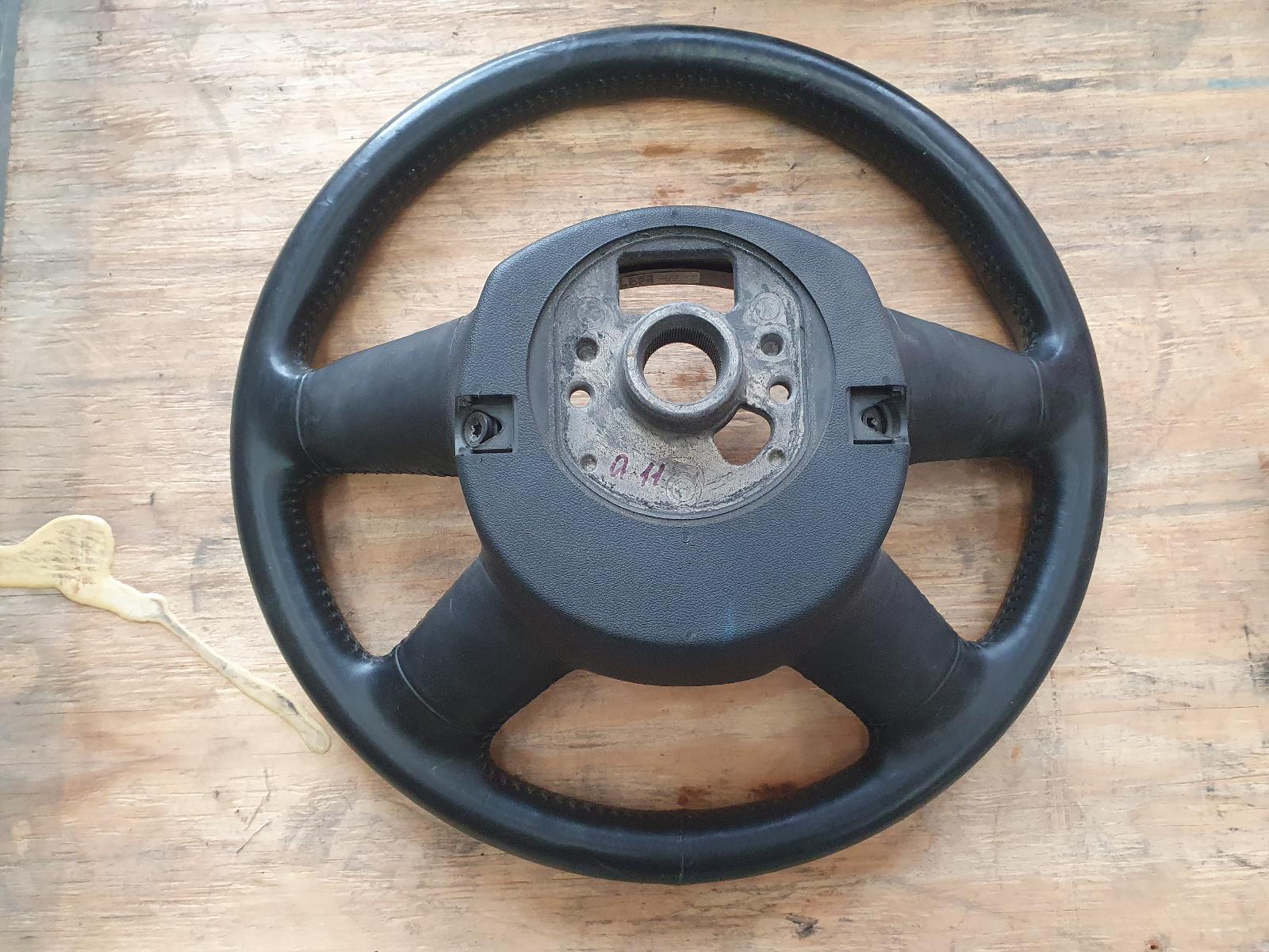 2004 Audi A4 STEERING WHEEL B7 BLACK 4 SPOKE 08/04-07/09 8P0419091BG image 8