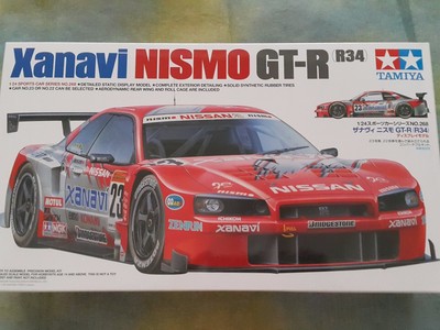 Tamiya 1/24 Nissan Xanavi Nismo GT-R Model Car Kit 24268