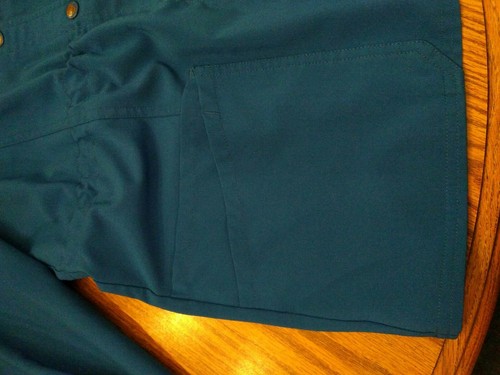 Cherokee perfect stretch scrub jacket small!! Blue