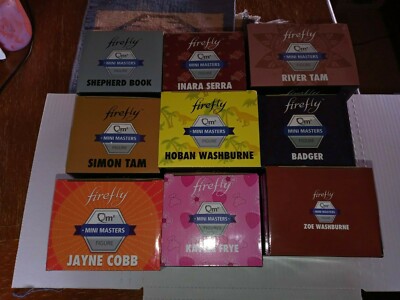 Brand New Nice Lot of FIREFLY Qmx Mini Masters Damn Little Heroes Figures