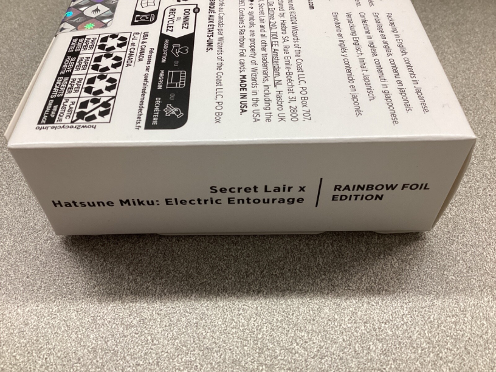 初音ミク secret lair Electric Entourage Foil Secret Lair x Hatsune Miku Electric Entourage JP FOIL