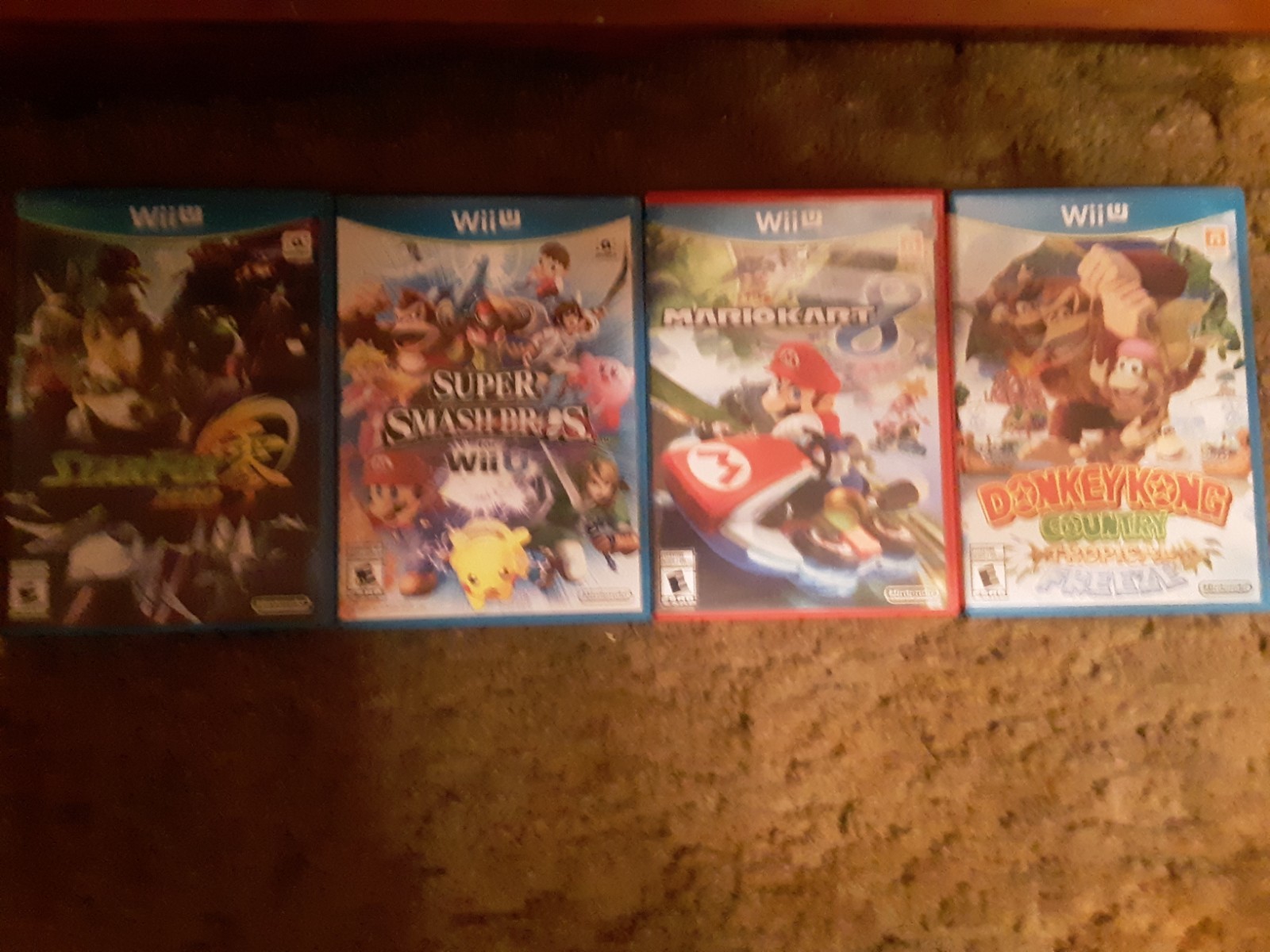 Wiiu 32gb console black + 12 games bundle