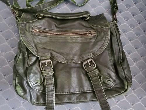 Vintage distressed grunge forest green crossbosy city Bag | eBay Vintage distressed grunge forest green crossbosy city Bag | eBay