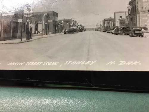 vintage postcard Circa Early 1900s Street Scene Main Street Stanley ND