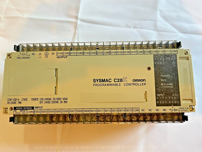 OMRON SYSMAC C28K-CDR-A  Programmable  Controller, 100-240 VAC, 50/60HZ, 60 VA