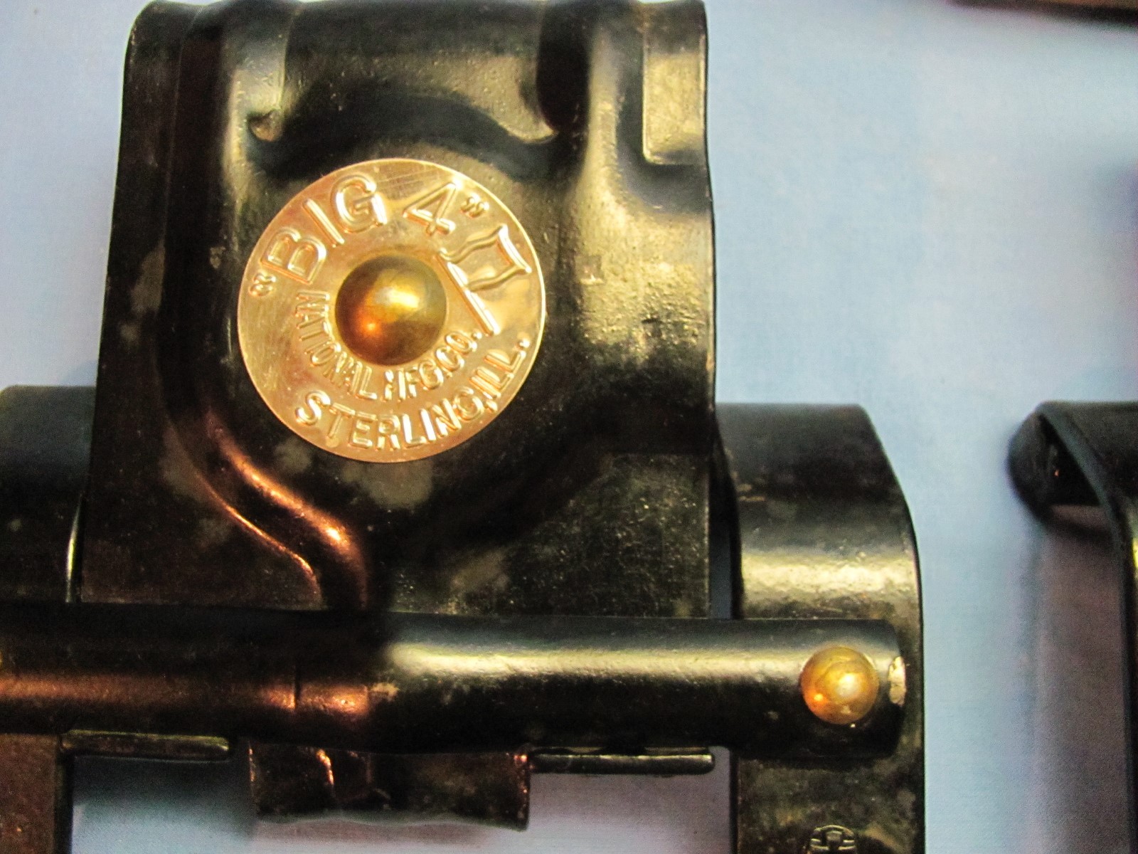 Vintage Barn Door Rollers Flexible Hanger Big 4 National Mfg Co Pair