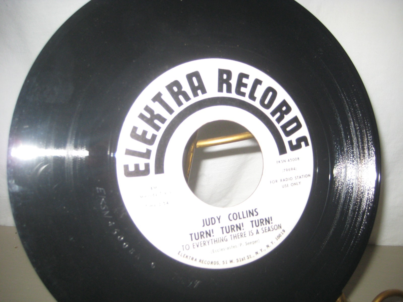 Judy Collins/ Farewell/Turn turn turn/ Elektra records/ promo/ 45 rpm/45008