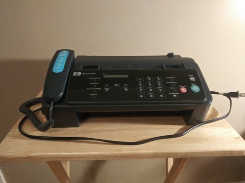 VTG HP 2140 FAX MACHINE w/Copy Function & Handset - Power Tested