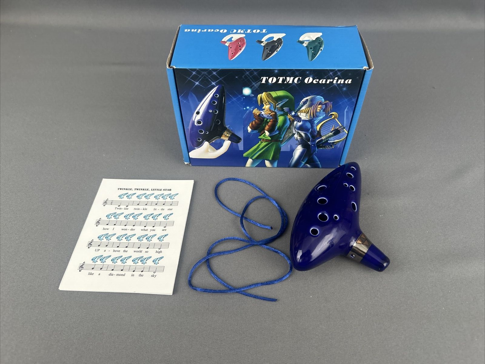 TOTMC 12 Hole Ocarina Legend of Zelda Ceramic Musical Instrument