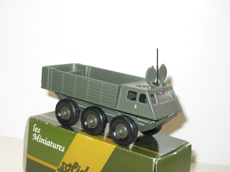 Solido,  Berliet Alvis Militaire (Auroch) Amphibie ModÃ©Le Complet