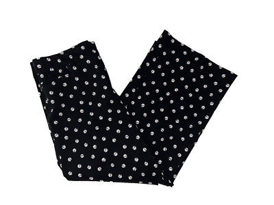 Chico's Slimming Brigitte Dot Print Pull on Crop Pants Women's 1.5 Medium/10 NEW