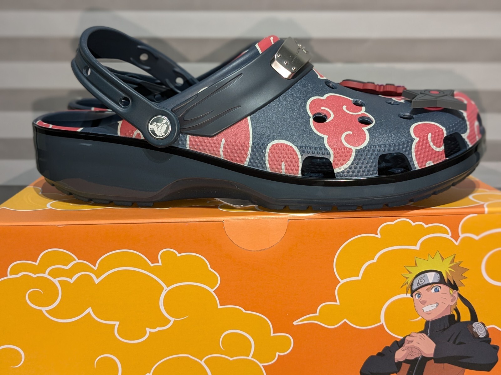 Crocs x Naruto Itachi Classic Clogs size 8M / 10W Brand New Crocs x Naruto Itachi Classic Clogs size 8M / 10W Brand New