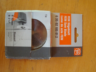 Fein Diamond Saw Blade 63mm / 2 1/2'' dia Round Mounting Hole Marble / Plaster