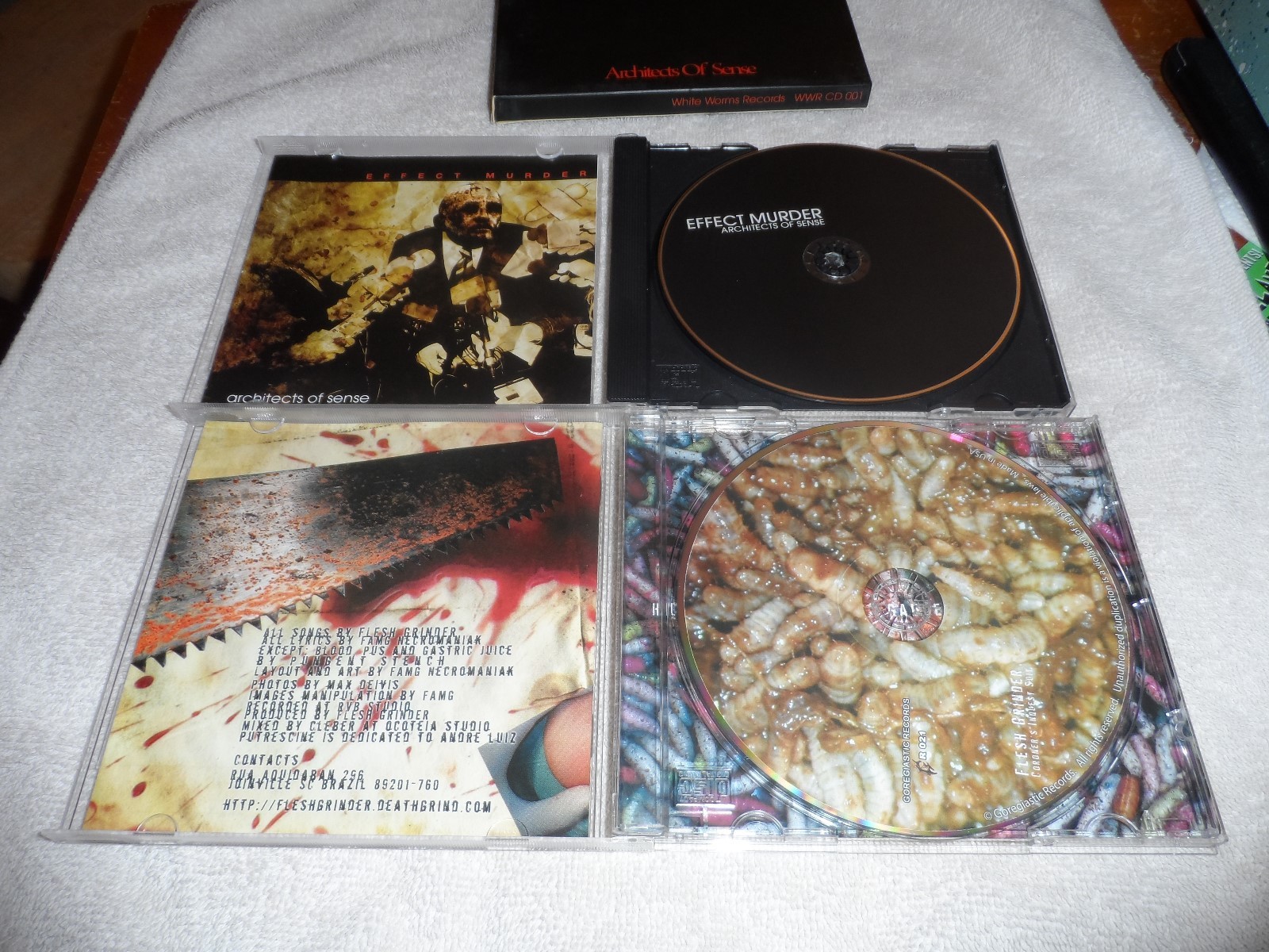 brutal death metal cd Undead Creep Flesh Grinder Effect Murder Maruta mr. death