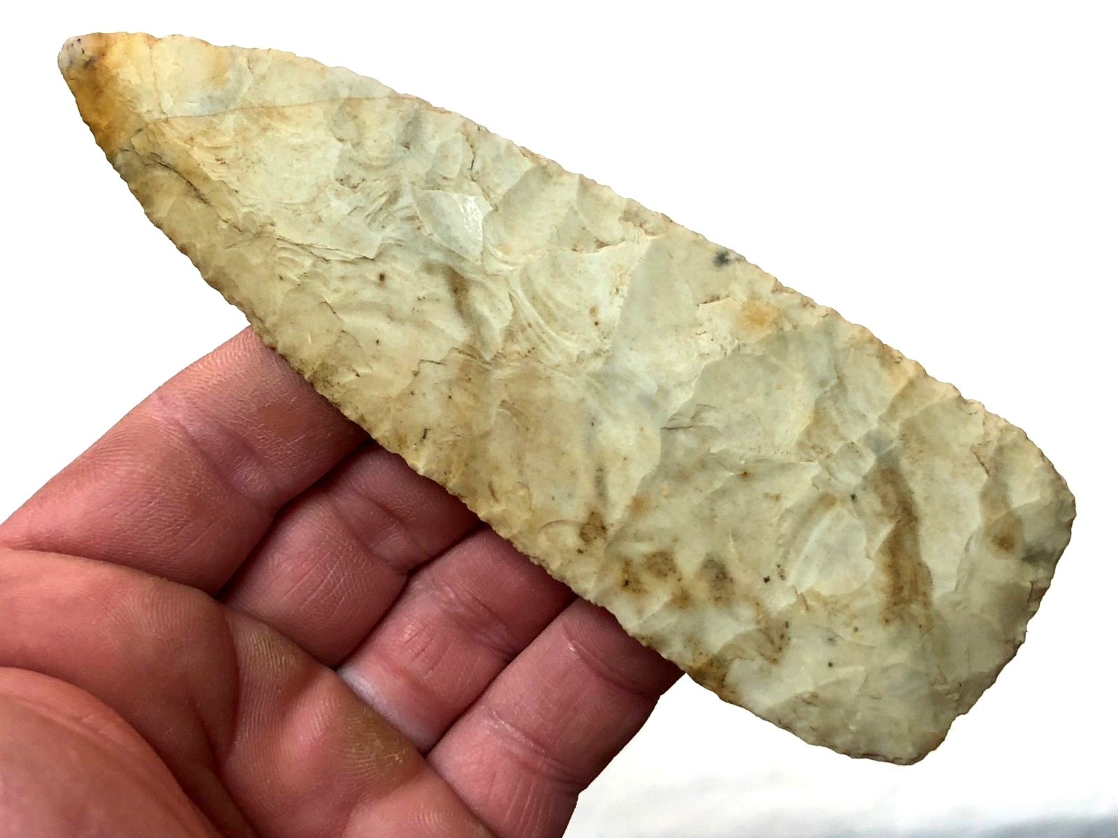 EXCEPTIONAL STANFIELD BLADE TAZEWELL CO., IL. AUTHENTIC ARROWHEAD ARTIFACT LM3