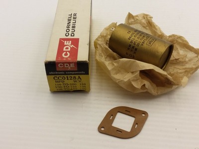 CDE CC0128A CAPACITOR 100-200 MFD  NIB 