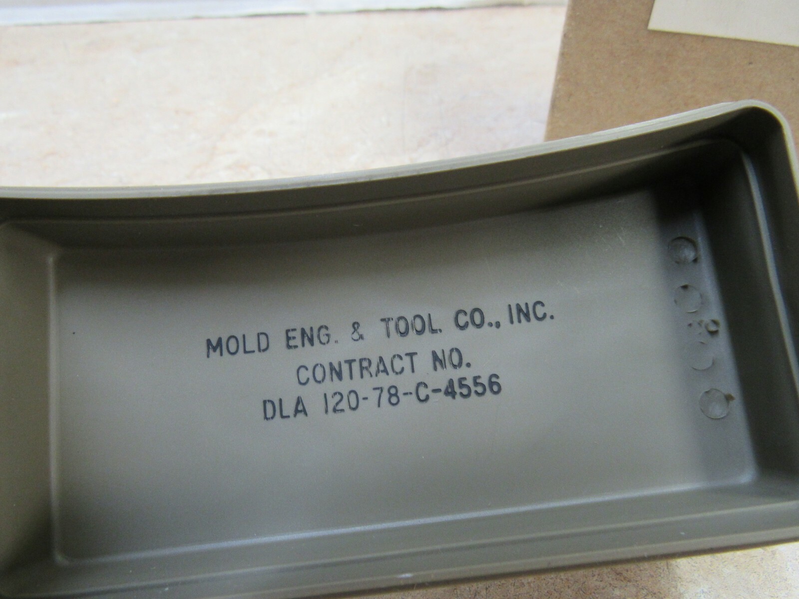 Post Vietnam Era US First Aid Kit Case Insert 1978 Dated NOS 6545-00-125-5527 