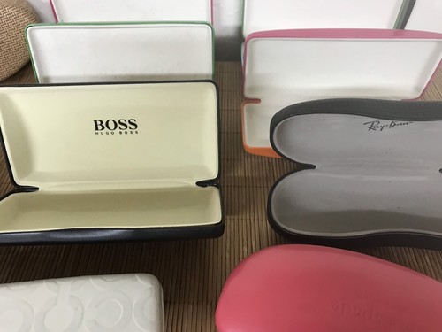 Kate Spade, Boss,Maui Jim, Coach,Ray Ban Sunglasses Case lot