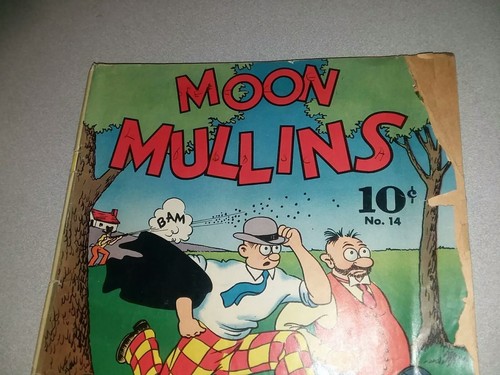 Four Color comics #14 Moon Mullins #1 series 1! 1937 golden age comic strip dell