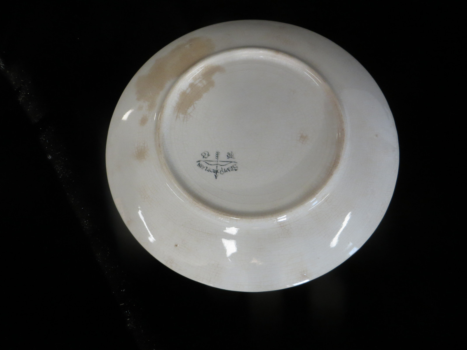 Vintage Advertising Plate -  Annual Creetings Moser Merc. Co. - Mallard Ducks