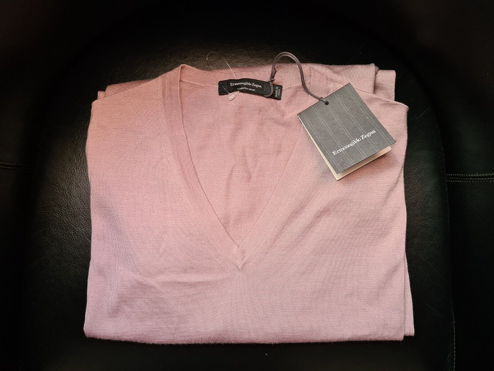 Ermenegildo Zegna cashseta cashmere seta silk pullover v-neck