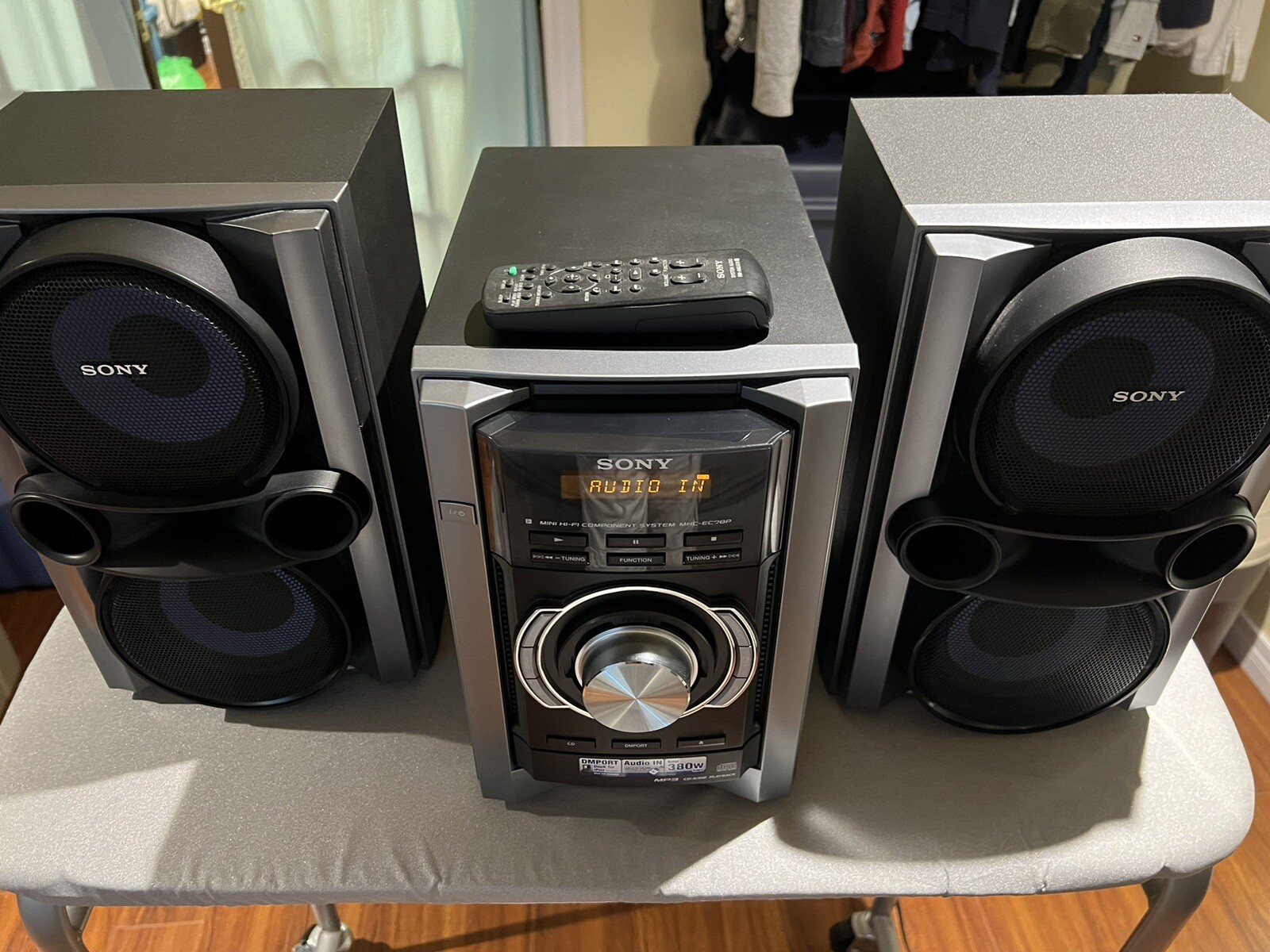 【動作確認済】SONY MINI HI-FI COMPONENT SYSTEMS Sony Mini HiFi Stereo Component System AM/FM CD iPod Dock