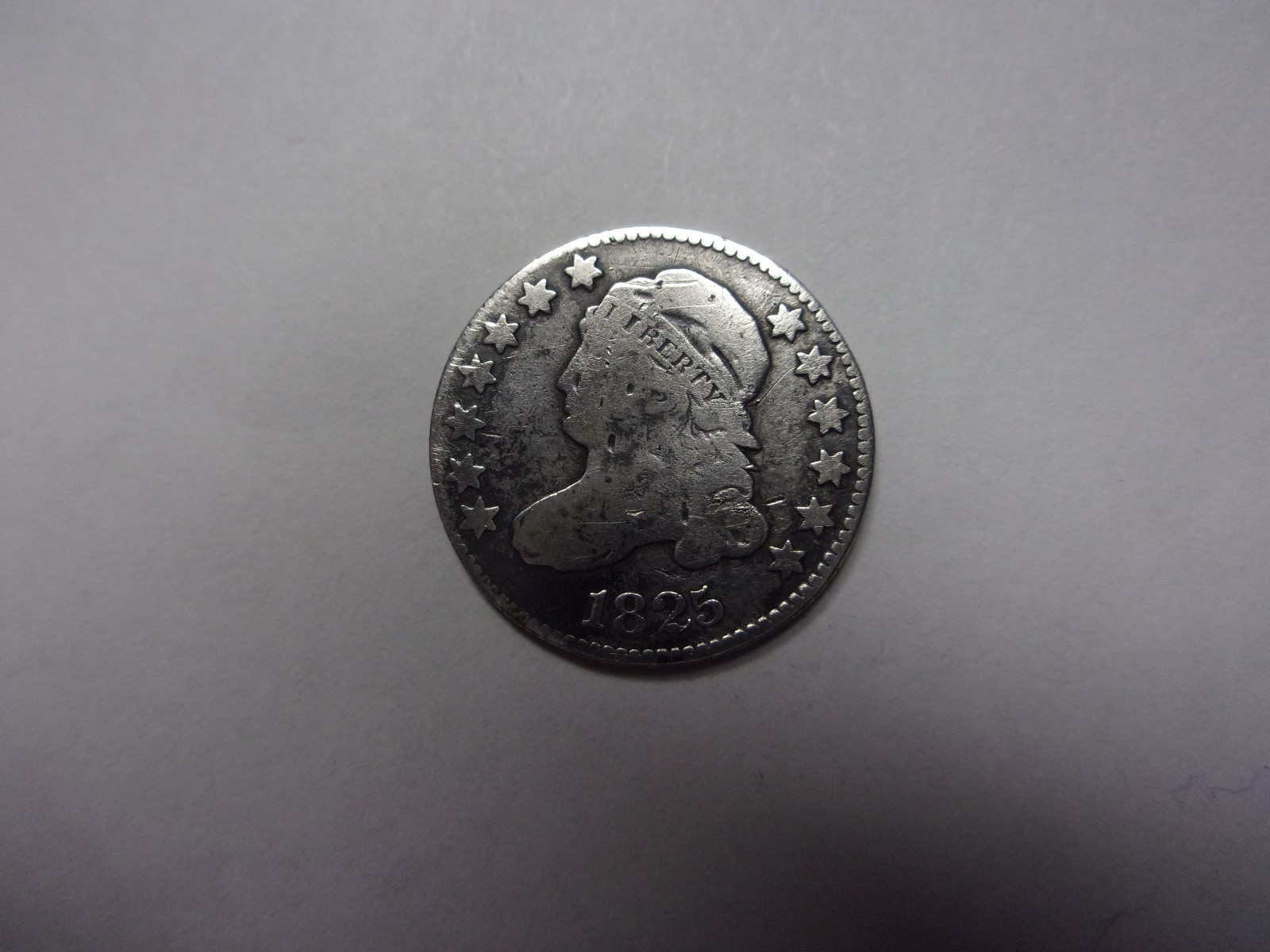 1825  Capped Bust Dime. VG-FINE ~ Free Shipping ~ Looks Original